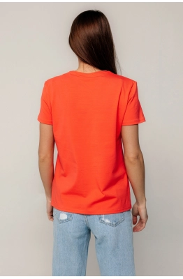 Джемпер RomGil ТЗ624ЛХ коралловый Джемпер RomGil ТЗ624ЛХ коралловый