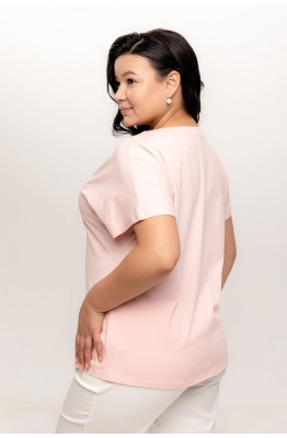 Джемпер RomGil РП0007-ХЛ2 розовый персик 