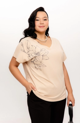 Джемпер RomGil РП0007-ХЛ2 крем-брюле