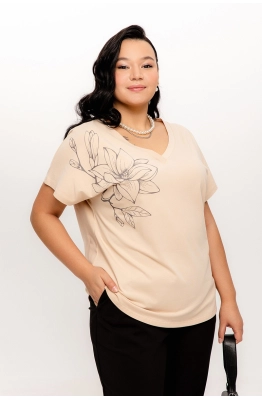 Джемпер RomGil РП0007-ХЛ2 крем-брюле