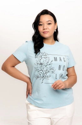 Джемпер RomGil РП0008-ХЛ2 бледно-голубой 