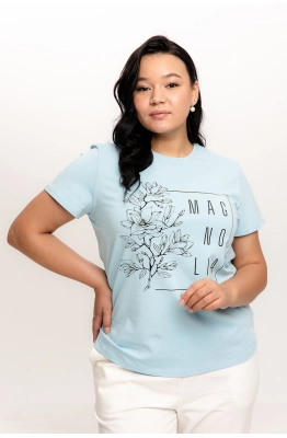 Джемпер RomGil РП0008-ХЛ2 бледно-голубой 