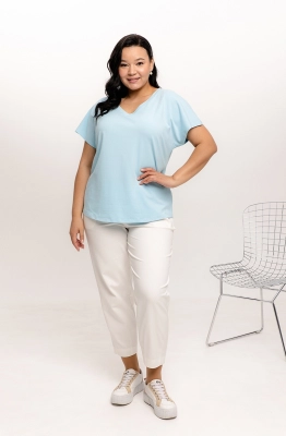 Джемпер RomGil РП0003-ХЛ2 бледно-голубой 