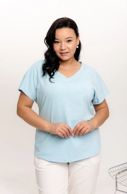 Джемпер RomGil РП0003-ХЛ2 бледно-голубой 