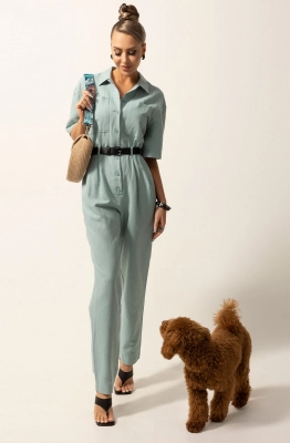 Комбинезон Golden Valley 1087 бирюзовый  Комбинезон Golden Valley 1087 бирюзовый