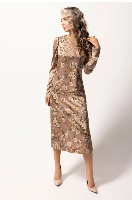 Платье Golden Valley 4961 бежевый 
