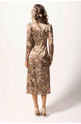 Платье Golden Valley 4961 бежевый Платье Golden Valley 4961 бежевый
