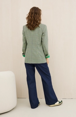 Жакет DAVA 3131 зелено-синий 