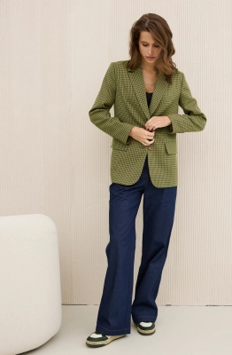 Жакет DAVA 3131 зелено-песочный 