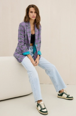 Жакет DAVA 3131 сиренево-мятный 