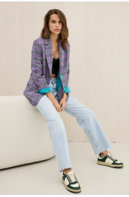 Жакет DAVA 3131 сиренево-мятный Жакет DAVA 3131 сиренево-мятный