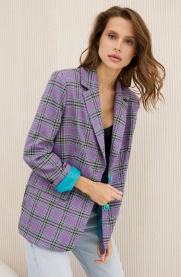 Жакет DAVA 3131 сиренево-мятный 