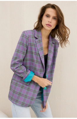 Жакет DAVA 3131 сиренево-мятный 