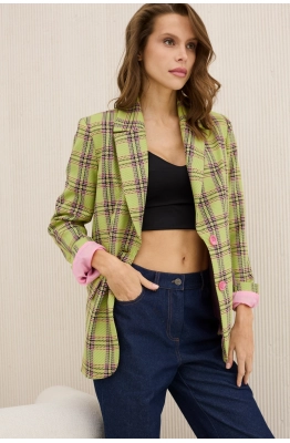 Жакет DAVA 3131 желто-розовый 