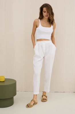 Брюки DAVA 116 белый  Брюки DAVA 116 белый