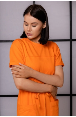 Платье RomGil ТЗ841ЛФ оранжевый Платье RomGil ТЗ841ЛФ оранжевый