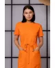 Платье RomGil ТЗ841ЛФ оранжевый 
