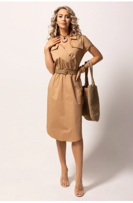 Платье Golden Valley 44024 бежевый 