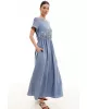Платье ELLETTO LIFE 1003 сине-голубой 