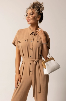 Комбинезон Golden Valley 1111-1 темно-бежевый  Комбинезон Golden Valley 1111-1 темно-бежевый