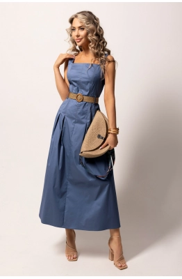 Платье Golden Valley 44028-1 темно-голубой 