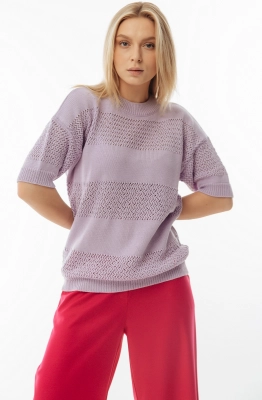 Джемпер RomGil ТЗ721Х светло-сиреневый  Джемпер RomGil ТЗ721Х светло-сиреневый