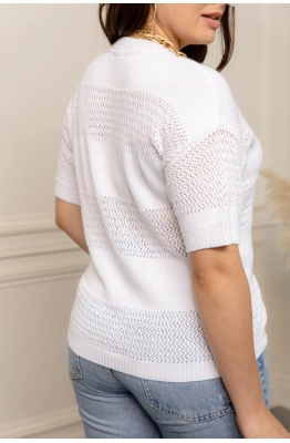 Джемпер RomGil ТЗ721Х белый Джемпер RomGil ТЗ721Х белый