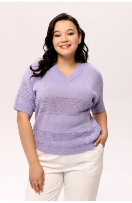 Джемпер RomGil РВ0049-ХЛ4 сиреневый 