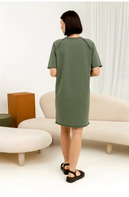 Платье RomGil РП0012-ХЛ4 темно-зеленый 