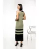 Платье RomGil РВ0041-ХЛ4 серо-зеленый 