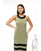 Платье RomGil РВ0041-ХЛ4 серо-зеленый 