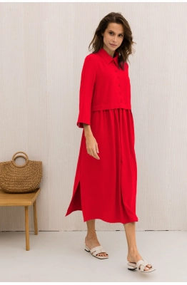 Платье DAVA 1172 красный  
