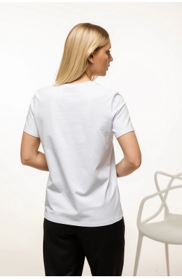 Джемпер RomGil РП0023-ХЛ4 белый 