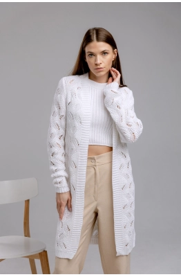 Кардиган RomGil ТЗ197 белый 