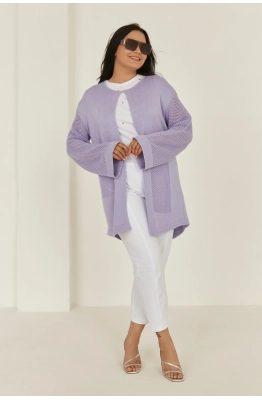 Кардиган RomGil ТЗ860ХА сиреневый 