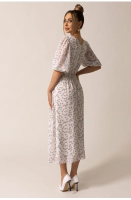 Платье Golden Valley 4834 бело-голубой Платье Golden Valley 4834 бело-голубой