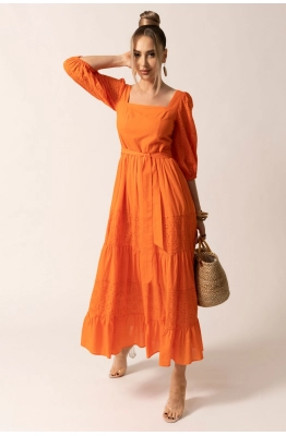 Платье Golden Valley 44117 оранжевый 