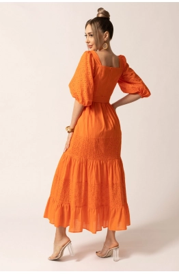 Платье Golden Valley 44117 оранжевый 