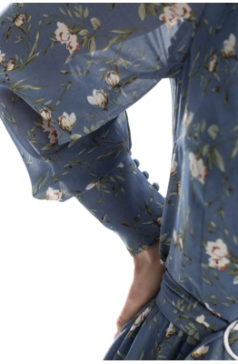 Платье Golden Valley 4708-1 голубой-2