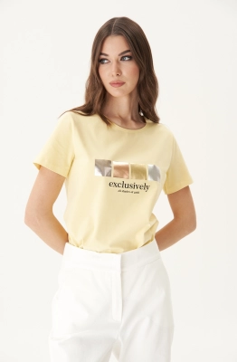 Футболка Фантазия Мод 4829 желтый  Футболка Фантазия Мод 4829 желтый