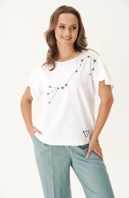 Футболка Фантазия Мод 4810 белый  Футболка Фантазия Мод 4810 белый