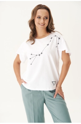 Футболка Фантазия Мод 4810 белый  Футболка Фантазия Мод 4810 белый