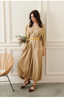 Платье Lokka 1413 крем-брюле  Платье Lokka 1413 крем-брюле