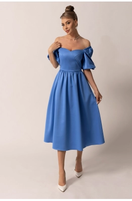 Платье Golden Valley 4744-1 темно-голубой Платье Golden Valley 4744-1 темно-голубой