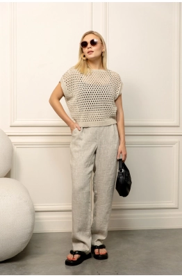 Жилет RomGil РВ0054-ЛЕ4 светло-бежевый 