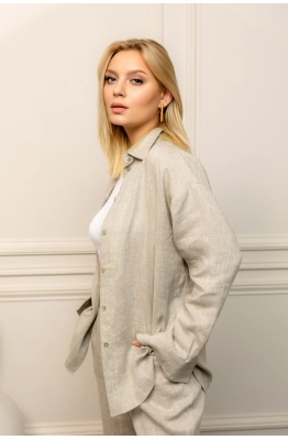 Блуза RomGil РТ0026-ЛЕ4 светло-бежевый 