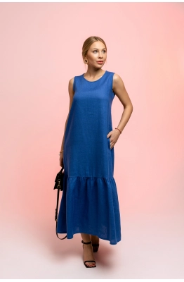 Платье RomGil ТК122ЛЛ ярко-синий 