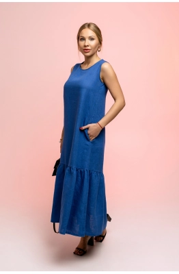 Платье RomGil ТК122ЛЛ ярко-синий 