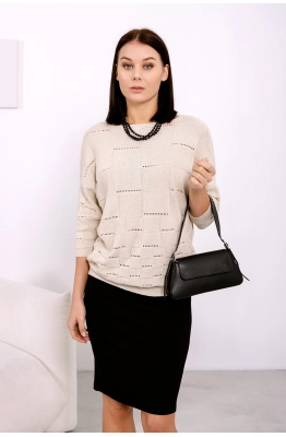 Джемпер RomGil ТЗ385 светло-бежевый 