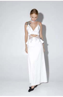 Платье PiRS 5225 молочный 